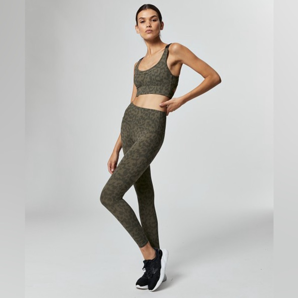 NWT Varley | evergreen spot Luna legging -size XXS